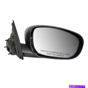 US~[ 2006N2010ÑhbW[d̂߂̏ȑ̃p[~[eNX`ubN Passenger Side Power Mirror Textured Black for 2006-2010 Dodge Charger