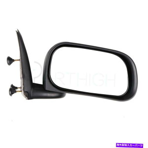 US�~���[ 2005-11�_�b�W�_�R�^�u���b�N�~���[�p���[�̉E���̉E���r���[ 1 Piece Right Side View For 2005-11 Dodge Dakota Black Mirror Power Heated