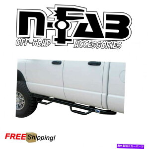 Nerf Bar N-FAB CAB̒nerfXebvOXubN N-Fab Cab Length Nerf Step Gloss Black For 15-16 Chevy Silverado HD Extended Cab