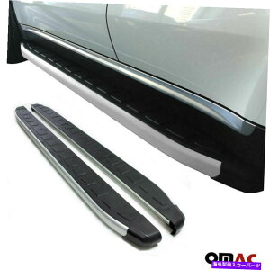 Nerf Bar �T�C�h�X�e�b�v�����j���O�{�[�hnerf bars alu�B 2��PC��Audi Q7 2015-2021�ɓK�����܂� Side Step Running Boards Nerf Bars Alu. 2 Pcs Fits Audi Q7 2015-2021�y���s�A���i�z