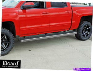 Nerf Bar zC[c[zC[TChXebvi[to[tBbg07-18Vo[hVGN[Lu5.5tB[gxbh Wheel-to-Wheel Side Step Nerf Bar Fit 07-18 Silverado Sierra Crew Cab 5.5ft Bed