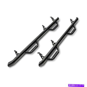 Nerf Bar n-fab J0764W[vO[̂߂̃eNX`ubNzC[zC[ւ̃i[tXebvo[4hA N-Fab J0764 Textured Black Wheel to Wheel Nerf Step Bar for Jeep Wrangler 4-Door