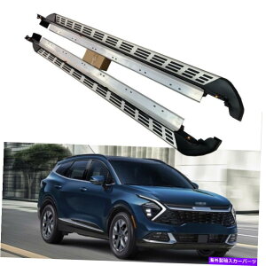 Nerf Bar ŒTChXebvNERFo[jO{[hveN^[2022 2023 Sportage NQ5̓K Fixed Side Step Nerf Bar Running Board Protector Fits for 2022 2023 Sportage NQ5