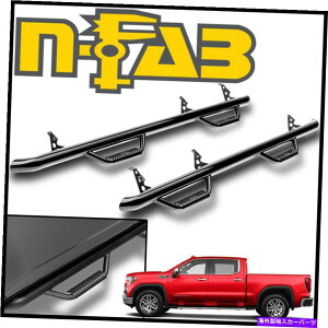 Nerf Bar n-fab nerf bars�L���u�̒����X�e�b�v�o�[2019-2021�V�G��1500�V�����{�f�B�N���[�L���u N-FAB Nerf Bars Cab Length Step Bars 2019-2021 Sierra 1500 NEW BODY Crew Cab