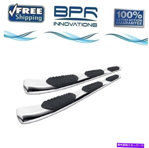 Nerf Bar Lund 5in Oval Wtw SS nerf bars for Chevy Silverado 07-19 244104009 Lund 5in Oval WTW SS Nerf Bars Polished For Chevy Silverado 07-19 244104009