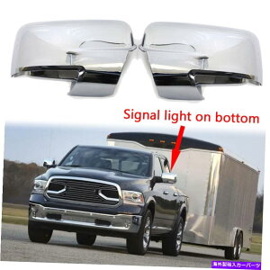 US~[ 2xTCh~[Jo[Lbv_bWp̌pVo[1500 2500 2013-2018 2x Side Mirrors Cover Caps Replacement Silver For Dodge Ram 1500 2500 2013-2018
