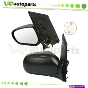 US~[ 2000-04}c_MPVẼubNp[@\Oσ~[ For 2000-04 MAZDA MPV Left&Right Side Black Power Function Exterior Mirrors