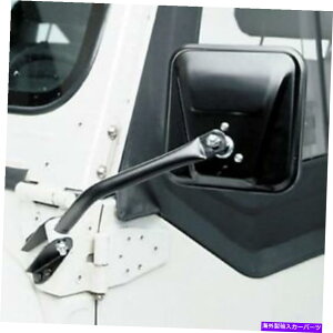 US�~���[ Smittybilt 7617�T�C�h�~���[�y�A�u���b�N1955-1986�W�[�vCJ Smittybilt 7617 Side Mirrors Pair Black For 1955-1986 Jeep CJ�y���s�A���i�z