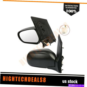 US~[ 2000N2004Ñp[gE~[yA}c_MPV}jAtH[hubNeNX` Power Tow Mirrors Pair For 2000-2004 Mazda Mpv Manual Fold Black Textured