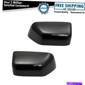 US�~���[ 2�s�[�X�G�N�X�e���A�h�A�g�E�~���[�L���b�v�J�o�[�Z�b�g�t�H�[�h�X�[�p�[�f���[�e�B��LH��RH�T�C�h 2 Piece Exterior Door Tow Mirror Cap Cover Set LH & RH Sides for Ford Super Duty�y���s�A���i�z