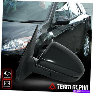 US~[ 2010-2013}c_3 [p[]̓h\ȃ}jAtH[hOEX^C~[ Fits 2010-2013 Mazda 3 [POWER] Left Side Paintable Manual Fold OE Style Mirror