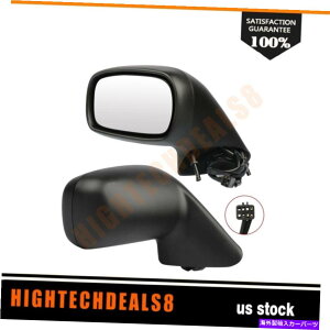 US~[ 1992N1999Ñ|eBAbN{lrubN2̃~[p[yA Pair Two Mirrors Power For For 1992-1999 Pontiac Bonneville Black Non-Fold