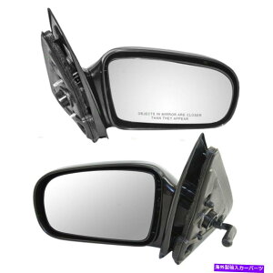 US�~���[ 95-05�V�{���[�L���o���A�|���e�B�A�b�N�T���t�@�C�A�Z�_���̃y�A�Z�b�g�}�j���A���T�C�h�~���[ Pair Set Manual Side Mirrors for 95-05 Chevrolet Cavalier Pontiac Sunfire Sedan
