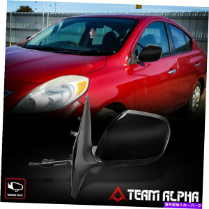 US�~���[ 2012-2013 Nissan Versa [���h���C�o�[��] OE�X�^�C���}�j���A�������h�A�~���[ Fits 2012-2013 Nissan Versa[Left Driver Side] OE Style Manual Adjust Door Mirror�y���s�A���i�z