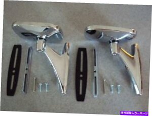 US~[ Chrome Sport Mirrors Musclecar Restomod Hot Rod Low Rider Classic nos r r CHROME SPORT MIRRORS MUSCLECAR RESTOMOD HOT ROD LOW RIDER CLASSIC NOS R
