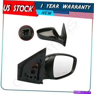 US~[ iRHj2012-18̃~[HY1321180q_CANZgi25p[蓮ō܂肽 (RH) Mirror HY1321180 For 2012-18 Hyundai Accent I25 Power Manually Fold Black