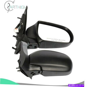 US~[ 2000N2004Ñ}c_MPV~[p[}jAtH[hubNLC6269120ByA For 2000-2004 Mazda MPV Mirrors Power Manual Fold Black LC6269120B Pair