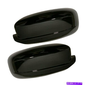 US~[ NCX[200 300_bW[dɓKOXubNTChhA~[Jo[Jo[Lbv Gloss Black Side Door Mirror Cover Cap Fit for Chrysler 200 300 Dodge Charger