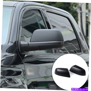 US�~���[ 2PCS ABS�}�b�g�u���b�N�T�C�h�o�b�N�~���[�J�o�[�g���^�c���h�� /�Z�R�C�A�̃g���� 2PCS ABS Matte Black side Rearview mirror cover Trim For Toyota Tundra / Sequoia