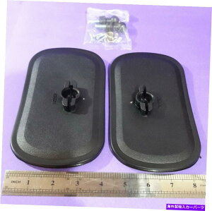 US�~���[ �A�[���[�g���^�����h�N���[�U�[FJ40 FJ45 BJ40 BJ42 HJ45�~���[�w�b�h�u���b�N�Z�b�g EARLY TOYOTA LAND CRUISER FJ40 FJ45 BJ40 BJ42 HJ45 MIRROR HEAD BLACK SET�y���s�A���i�z