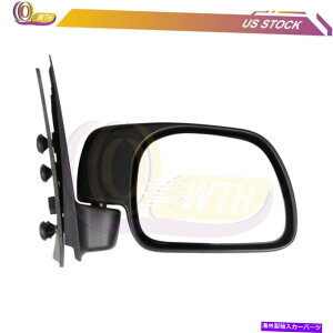 US~[ 1999-2015̎蓮܂肽݋Ford F250ubNr[ChTCh Manual Folding Mirror For 1999-2015 Ford F250 Black View Wide Right Side