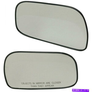 US~[ g^J[1997-2001hA~[KXhCo[Əȑ|yA For Toyota Camry 1997-2001 Door Mirror Glass Driver and Passenger Side | Pair