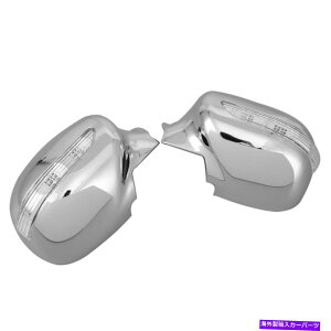 US~[ V2PCShAobNTCh~[Jo[xcCX^iLEDtBbgtbL New 2pcs Door Rearview Side Mirror Cover Plated With LED Fits For Benz Istana