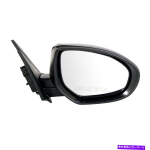 US�~���[ �~���[�p���[�X���[�Y�u���b�N����ȑ��ERH 10-13�}�c�_3�}�c�_3 Mirror Power Smooth Black Passenger Side Right RH for 10-13 Mazda 3 Mazda3�y���s�A���i�z