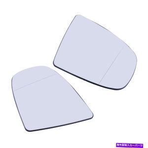 US~[ 1yATCh~[KXMꂽz_[AZ White 1Pair Side Mirror Glass Heated W/Holder Assy Fit For BMW X5 E70 X6 E71 E72