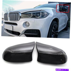 US~[ ̂̂鍕TCh~[Jo[CAPS BMW X5 F15 X6 F16 2014-2018̃X^C Shiny Gloss Black Side Mirror Cover Caps M Style for BMW X5 F15 X6 F16 2014-2018