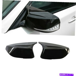 US~[ CtBjeBQ50 Q60 Q70 2014-2021OXubNTChr[~[Jo[Lbv For Infiniti Q50 Q60 Q70 2014-2021 Gloss Black Side View Wind Mirror Cover Caps