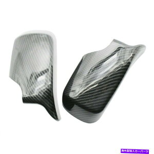 US~[ BMW E46 1998-2005hAobN~[Jo[LbvJ[{t@Co[X^C For BMW E46 1998-2005 Door Rearview Mirror Cover Cap Carbon Fiber Style
