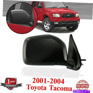 US~[ 01-04g^^R}̂߂ɉEȂ̃p[~[}jAtH[hh\ Right Passenger Side Power Mirror Manual Fold Paintable For 01-04 Toyota Tacoma