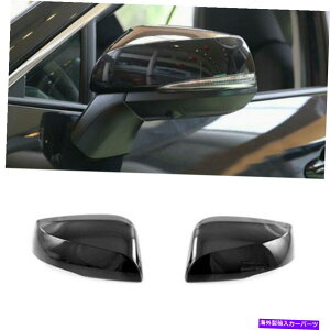 US~[ ̂鏃ȍTChhA~[Jo[gtBbg2020-2022g^nC_[ Glossy Pure Black Side Door Mirror Covers Trims Fits 2020-2022 Toyota Highlander