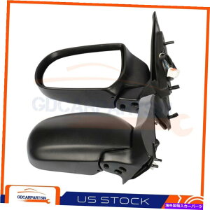 US~[ 2000-2004}c_MPVtH[hubNeNX`nEWOp[yATCh~[ Fits 2000-2004 Mazda MPV Fold Black Textured Housing Power Pair Side Mirrors