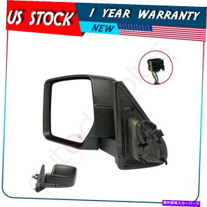 US~[ iLHj2007-18̃~[CH1320283W[vpgIbgp[蓮ŉMꂽ܂肽 (LH) Mirror CH1320283 For 2007-18 Jeep Patriot Power Manually Fold Heated Black