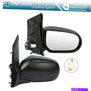 US~[ 2000N2004Ñ}c_MPVeNX`+}jAtH[h+LHRH̃ubNp[~[yA Pair Black Power Mirrors For 2000-2004 Mazda MPV Textured+Manual Fold+LH&RH