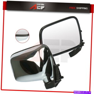 US~[ 1986-1993̃}jA@\}jAtH[h}c_sbNAbvB2200 UB45~[Chrome Manual Function Manual Fold For 1986-1993 Mazda Pickup B2200 Ub45 Mirrors Chrome