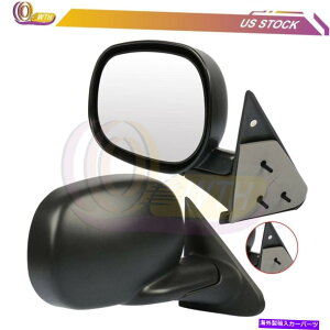 US~[ 1998N2001Ñ_bWRAM P/UubNeNX`OLH+RHTCh̎蓮܂肽݃~[ Manual Folding Mirrors For 1998-2001 Dodge Ram P/U Black Textured LH+RH Side