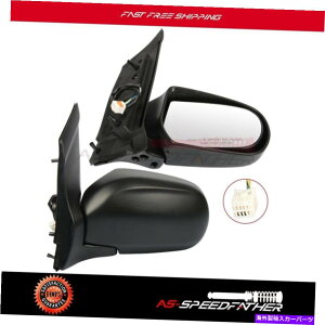 US~[ 2000-04}c_MPVE̍}jAtH[h~[̒̂߂̃p[ Power For 2000-04 MAZDA MPV Left&Right Side Black Manual Fold Mirrors Adjustment