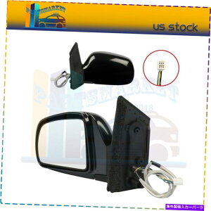 US~[ TO1320127 LH̃g^VGi1998-2003p[}jAtH[hMubN~[ TO1320127 LH For Toyota Sienna 1998-2003 Power Manual Fold Heated Black Mirror