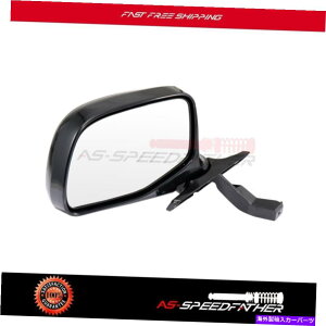 US~[ 1992-1997LH~[FORD F150-450 FV[YX[Yȃ}jAtH[h}jAubN LH Mirror For 1992-1997 Ford F150-450 F-SERIES Smooth Manual Fold Manual Black