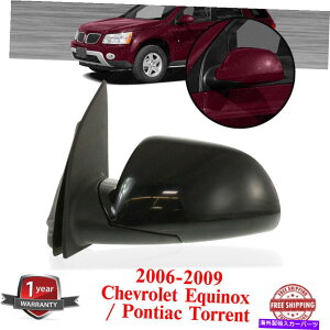 US~[ ̃hCo[p[~[}jA2006-2009 equinox / torrent̓h\ Left Driver Power Mirror Manual Fold Paintable For 2006-2009 Equinox / Torrent