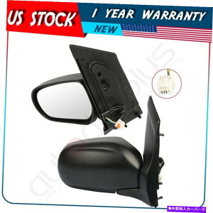 US~[ iL+Rj2000N2004NMA1321136~[ (L+R) Mirrors MA1321136 For 2000-2004 Mazda MPV Power Manually Fold Black