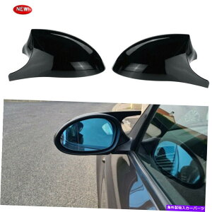 US~[ BMW E82 E88 2007-2009yA㕔r[TCh~[OXubNLbvJo[ For BMW E82 E88 2007-2009 Pair Rear View Side Mirror Gloss Black Caps Cover
