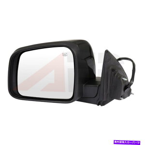 US~[ i1xj11-14_bWfSX[YtH[hubNp[̍TCh~[ (1X) Left Side Mirror For 11-14 DODGE DURANGO Smooth Fold Black Power Heated