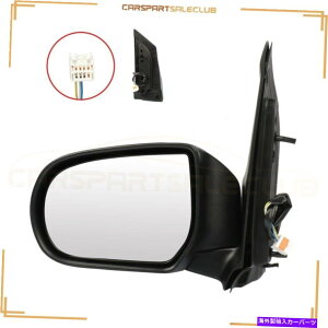 US~[ 02-06̃}c_MPVhCo[TCh~[}jAtH[hp[ubN For 02-06 Mazda MPV Driver Side Left Mirror Manual Fold Power Adjustment Black