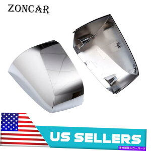 US~[ {{VNL̃hCo[Əȑ2004-2017 Chrome Hood MirrorJo[82361058 Driver&Passenger Side for Volvo VNL 2004-2017 Chrome Hood Mirror Covers 82361058