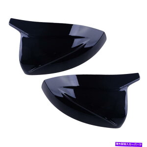 US~[ AEfBA3 S3 2014-2020ɓK[AVXgť̂鍕TCh~[Jo[ Glossy Black Side Mirror Cover with Lane Assist Fit For Audi A3 S3 2014-2020