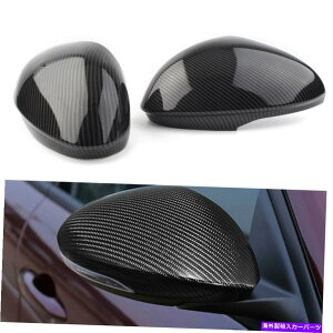 US~[ Alfa Romeo Giulia 2017-2020̃J[{t@Co[ABSTChobN~[Jo[Lbv Carbon Fiber ABS Side Rearview Mirror Cover Caps for Alfa Romeo Giulia 2017-2020